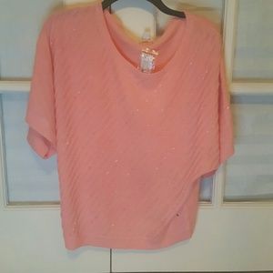 Pink Shortsleeved Sweater *NEVER WORN*
